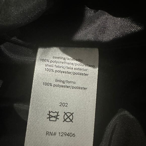 New with tags, VENUS Faux-Leather Quilted Jacket Black, Size 16 - Picture 11 of 14